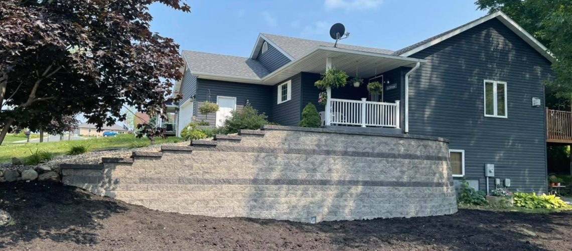 engineered retaining wall Minnesota